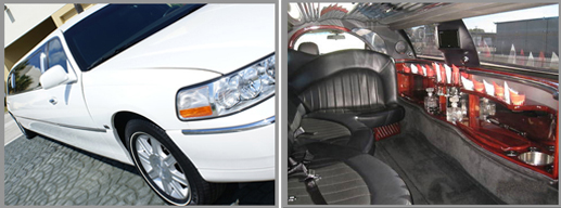10 PASSENGER WHITE STRETCH LIMO